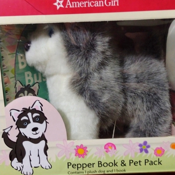 American Girl Doll Carrier Contains 1 Plush Pepper Dog 1 Pepper 📚 1 Pet Pack - Picture 1 of 9